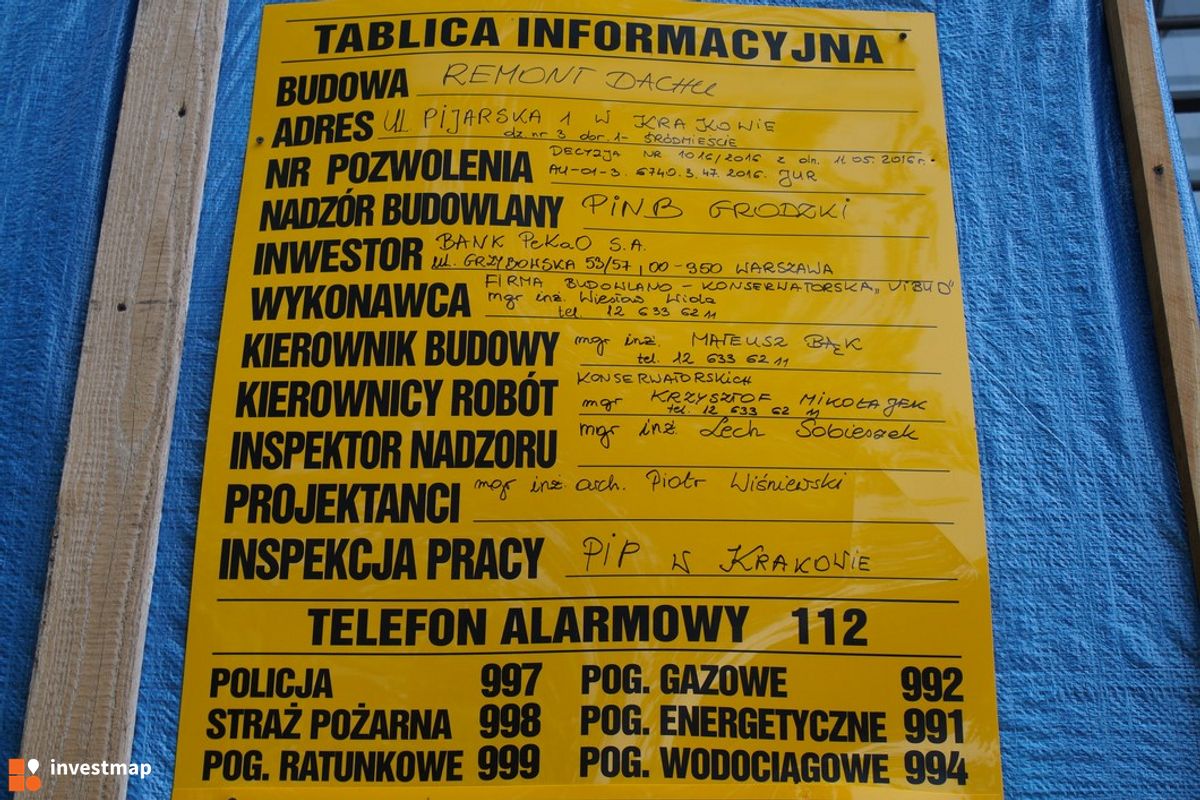 Zdjęcie [Kraków] Remont Kamienicy, ul. Pijarska 1 fot. Damian Daraż 