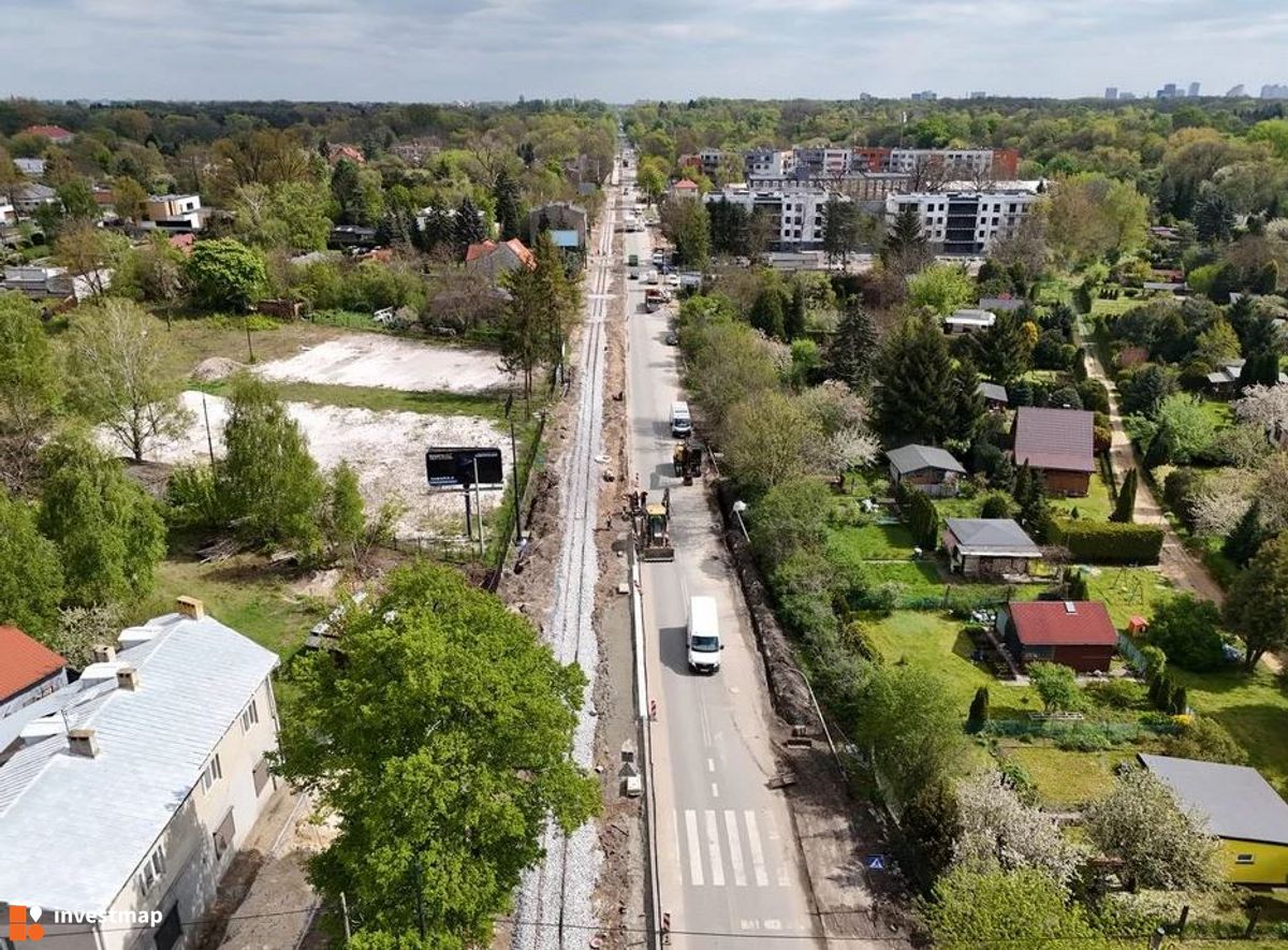 Zdjęcie Przebudowa linii tramwajowej do Konstantynowa Łódzkiego fot. Orzech 