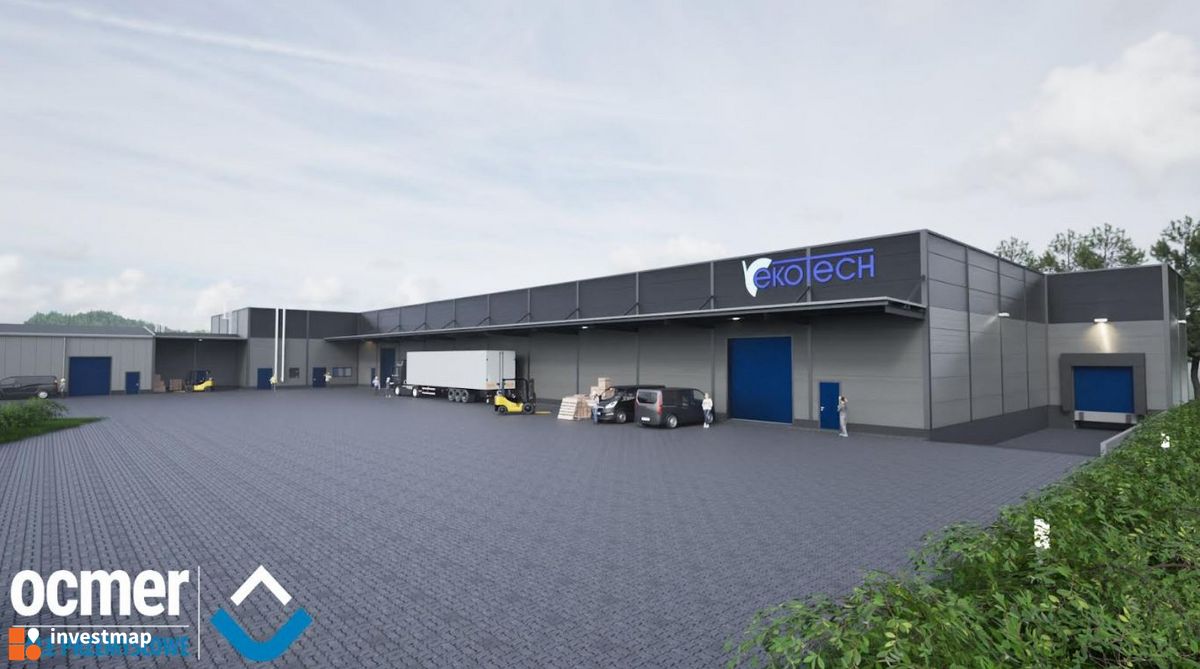 Wizualizacja Zakład produkcyjny Eko-Tech dodał Orzech 