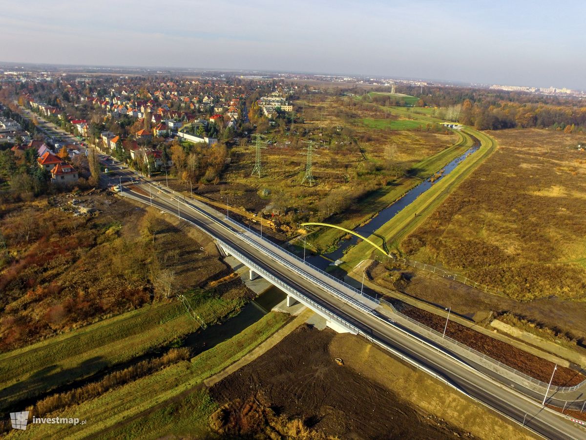 Zdjęcie [Wrocław] Połączenie Krzyki-Oporów (Most na Ślęzie w ciągu ul. Racławickiej i Al. Piastów) 