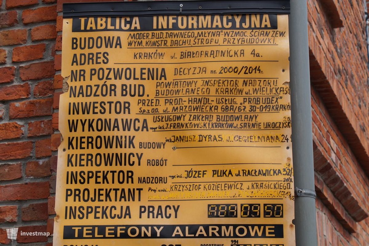 Zdjęcie [Kraków] Remont Dawnego Młyna, ul. Białoprądnicka 4a fot. Damian Daraż 