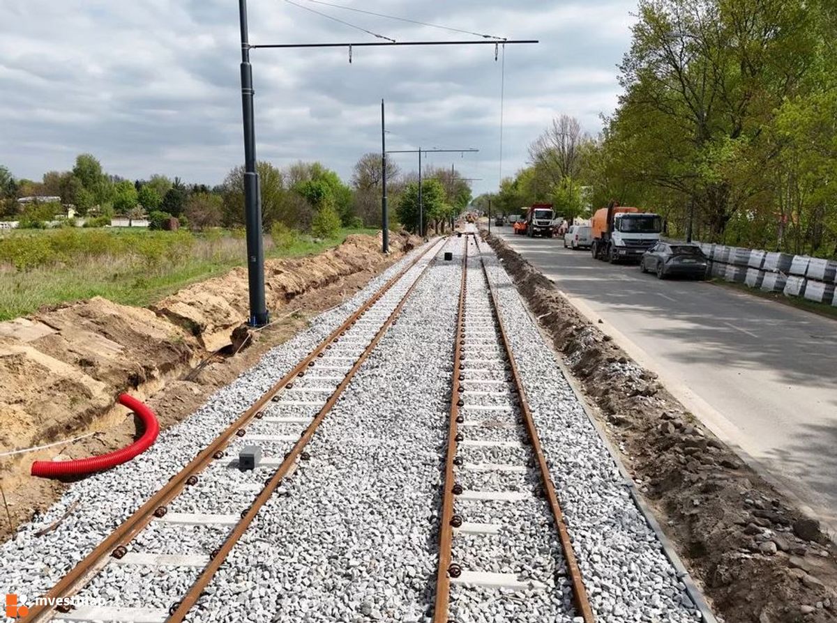 Zdjęcie Przebudowa linii tramwajowej do Konstantynowa Łódzkiego fot. Orzech 