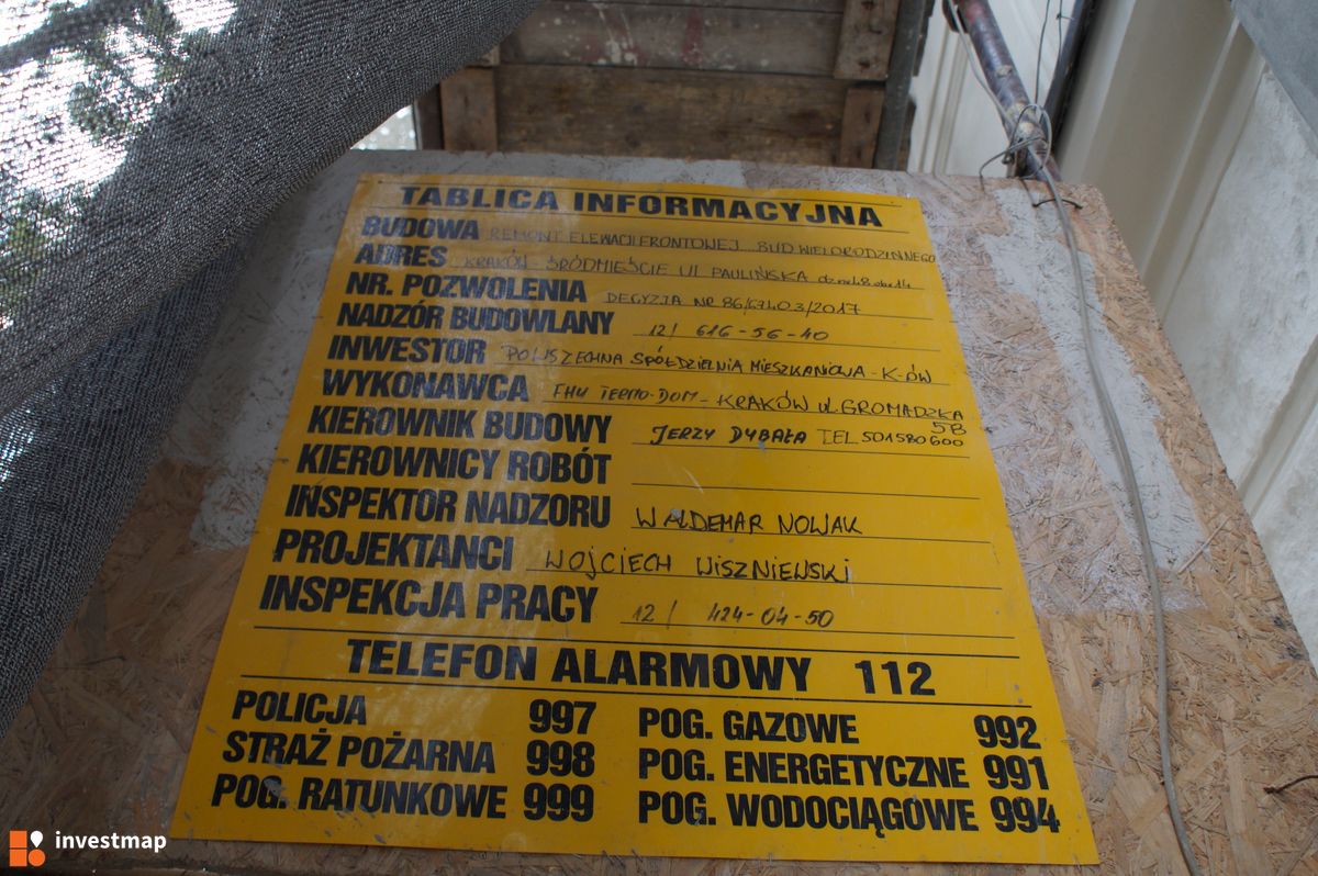 Zdjęcie [Kraków] Remont Kamienicy, ul. Paulińska 20 fot. Damian Daraż 