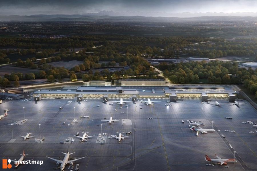 Kraków Airport rusza z największą inwestycją w swojej historii - wielką rozbudową terminalu pasażerskiego [WIZUALIZACJE]