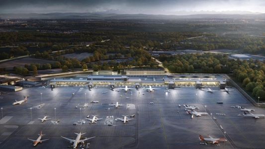 Terminal pasażerski krakowskiego lotniska zostanie rozbudowany [WIZUALIZACJE]