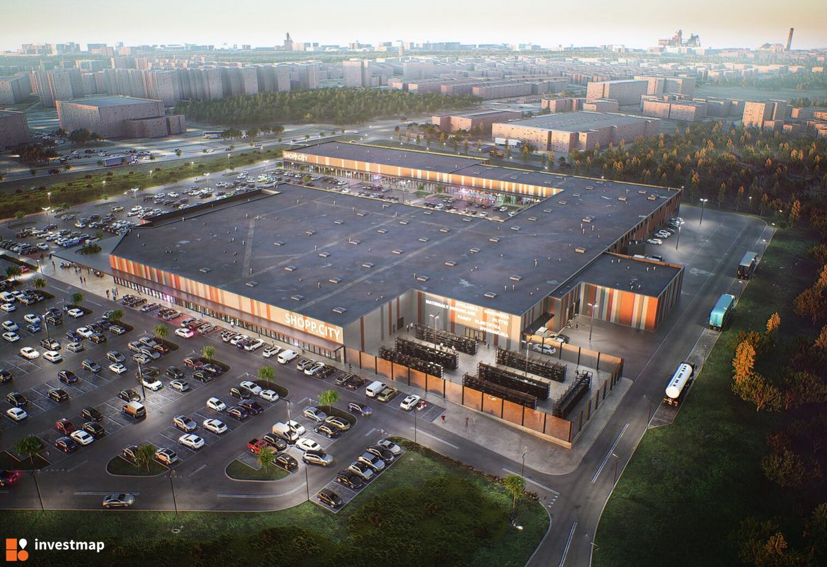 Wizualizacja Park handlowy SHOPP.CITY Mysłowice dodał Orzech 