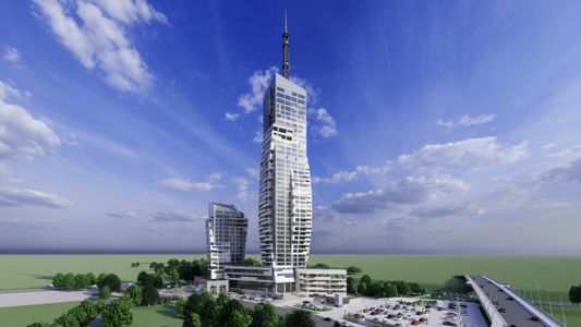 W Rzeszowie powstaje najwyższy budynek mieszkalny w Polsce [FILMY+WIZUALIZACJE]