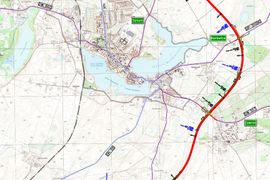 Obwodnica Sztumu, w ciągu DK55