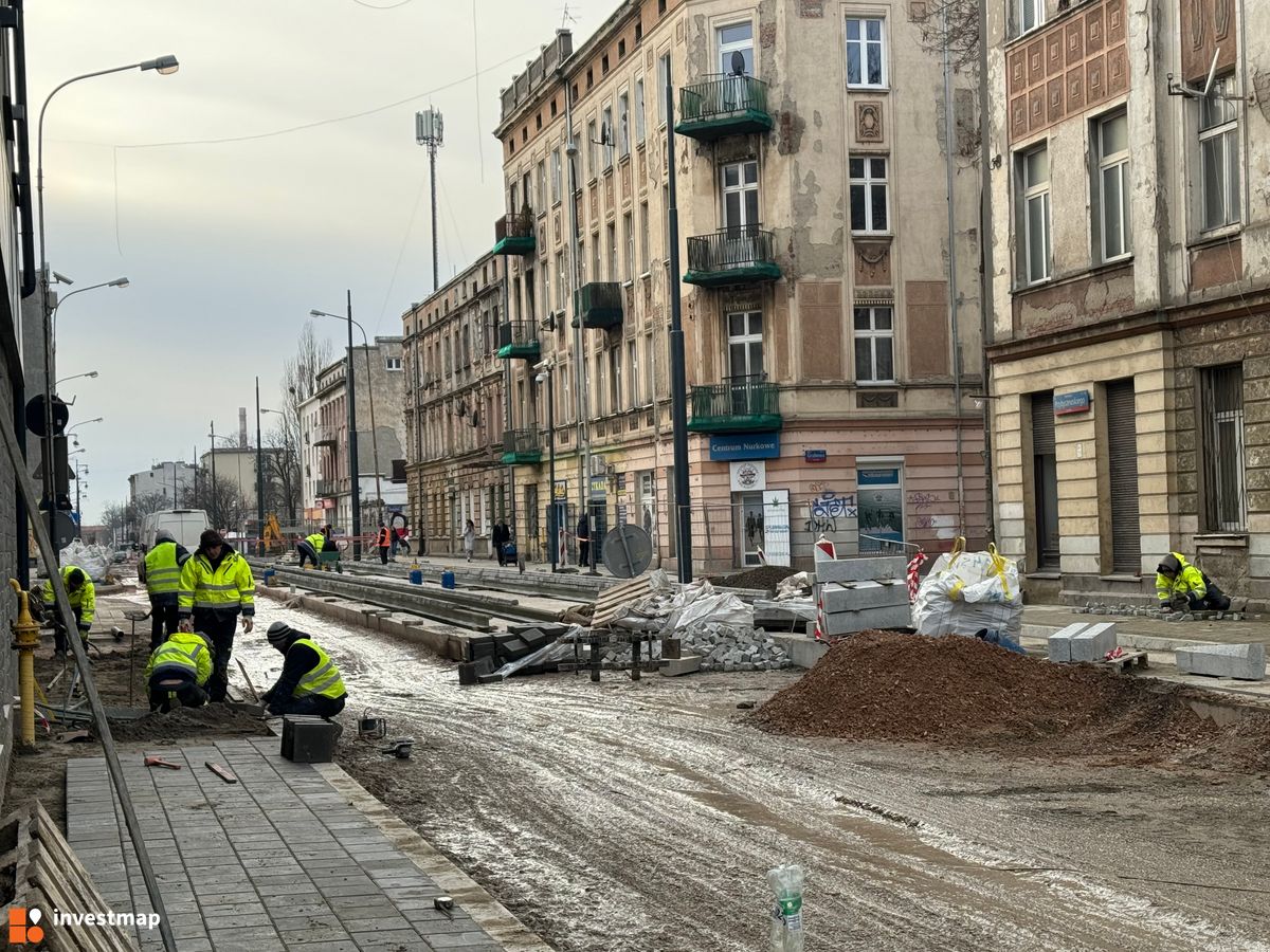 Zdjęcie Remont ul. Przybyszewskiego fot. Jan Augustynowski