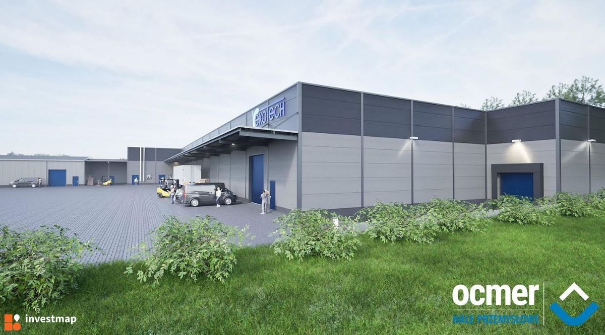 Wizualizacja Zakład produkcyjny Eko-Tech dodał Orzech 