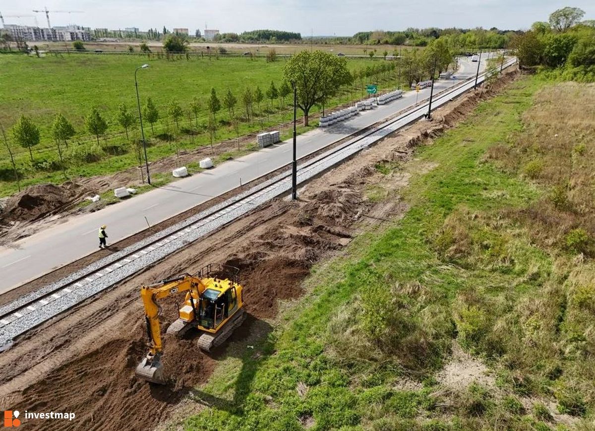 Zdjęcie Przebudowa linii tramwajowej do Konstantynowa Łódzkiego fot. Orzech 