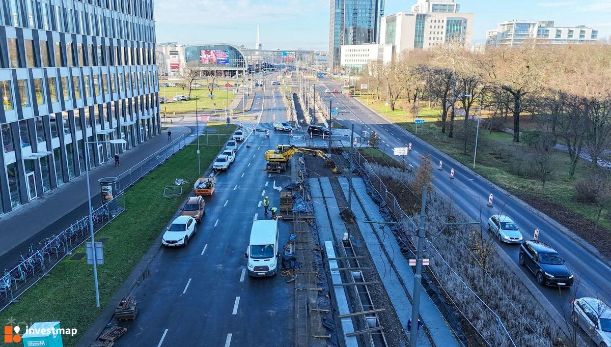 Zdjęcie Trasa tramwajowa, ul. Ratajczaka fot. Orzech 