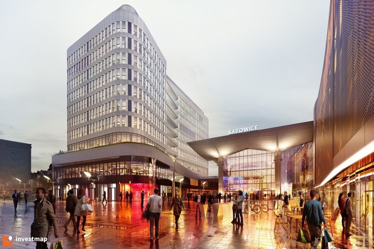 Wizualizacja [Katowice] Biurowiec "Grand Central" dodał Damian Daraż 