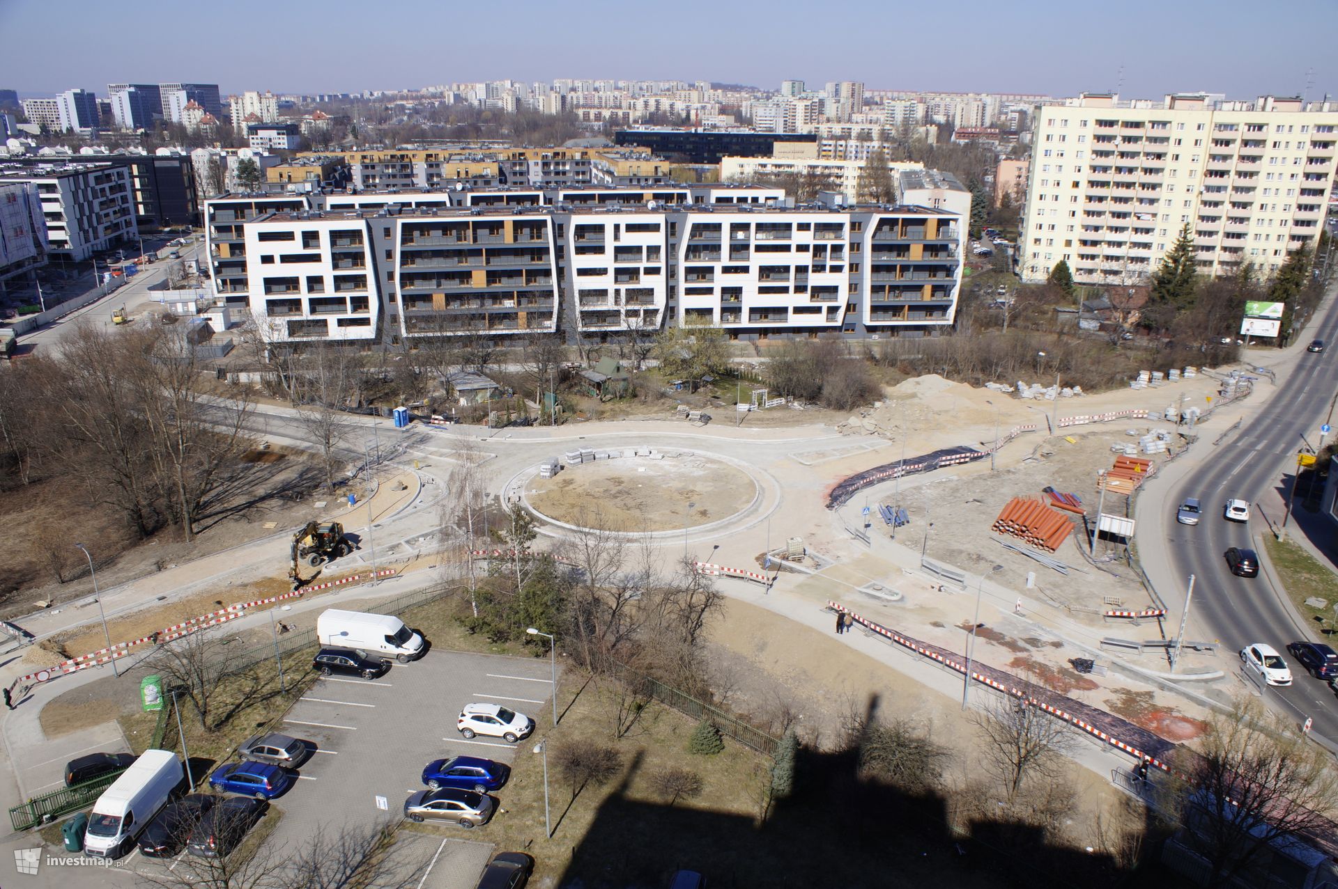 U zbiegu ulic Sołtysowskiej i Centralnej w Krakowie powstaje nowe rondo 