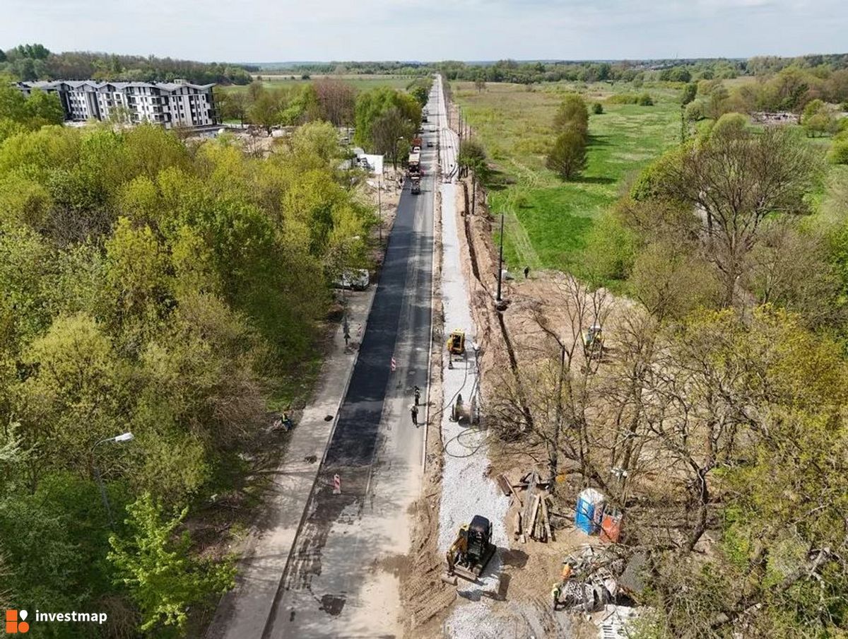 Zdjęcie Przebudowa linii tramwajowej do Konstantynowa Łódzkiego fot. Orzech 