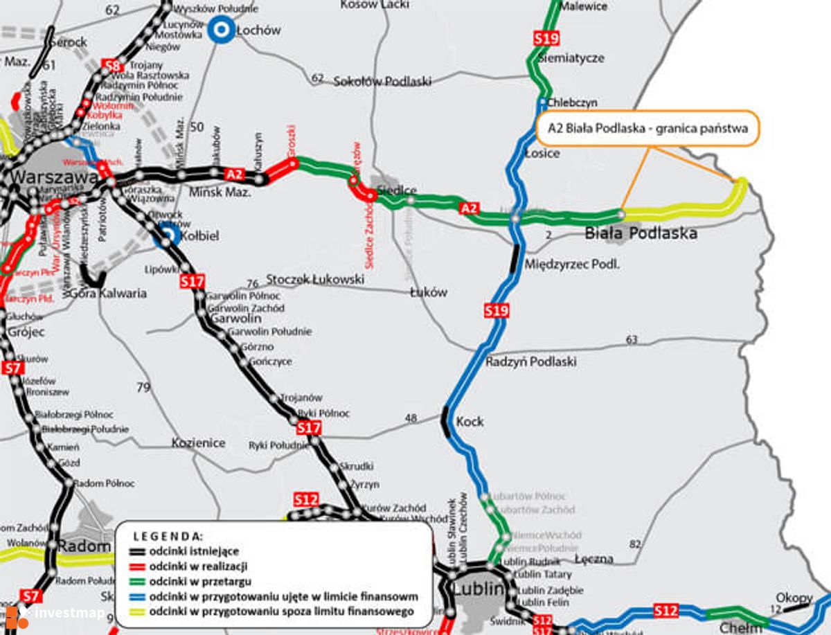 Wizualizacja A2 Biała Podlaska – Kijowiec dodał Wojciech Jenda