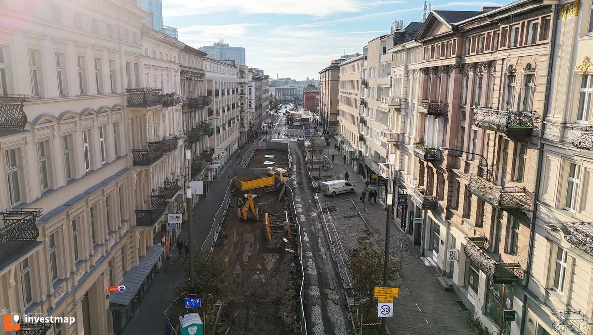 Zdjęcie Trasa tramwajowa, ul. Ratajczaka fot. Orzech 