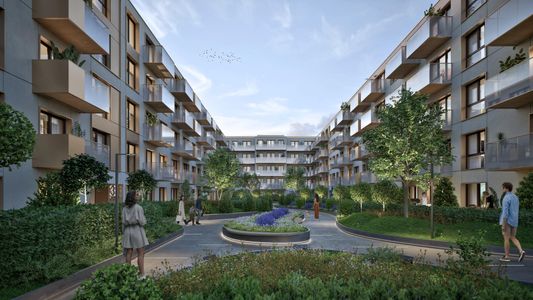 W miejscu po dawnym centrum handlowym Belg w Katowicach powstanie nowa inwestycja mieszkaniowa [WIZUALIZACJE]