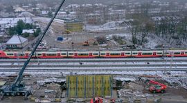 Warszawa: Rosną podpory wiaduktu w Rembertowie [ZDJĘCIA]