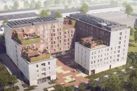 We Wrocławiu ruszyła budowa nowego, dużego, prywatnego domu studenckiego [WIZUALIZACJE]