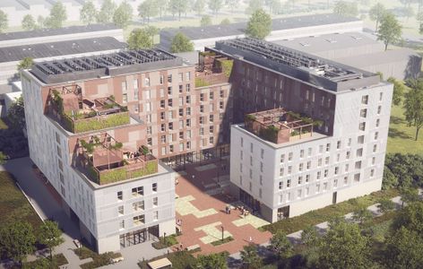 We Wrocławiu ruszyła budowa nowego, dużego, prywatnego domu studenckiego [WIZUALIZACJE]
