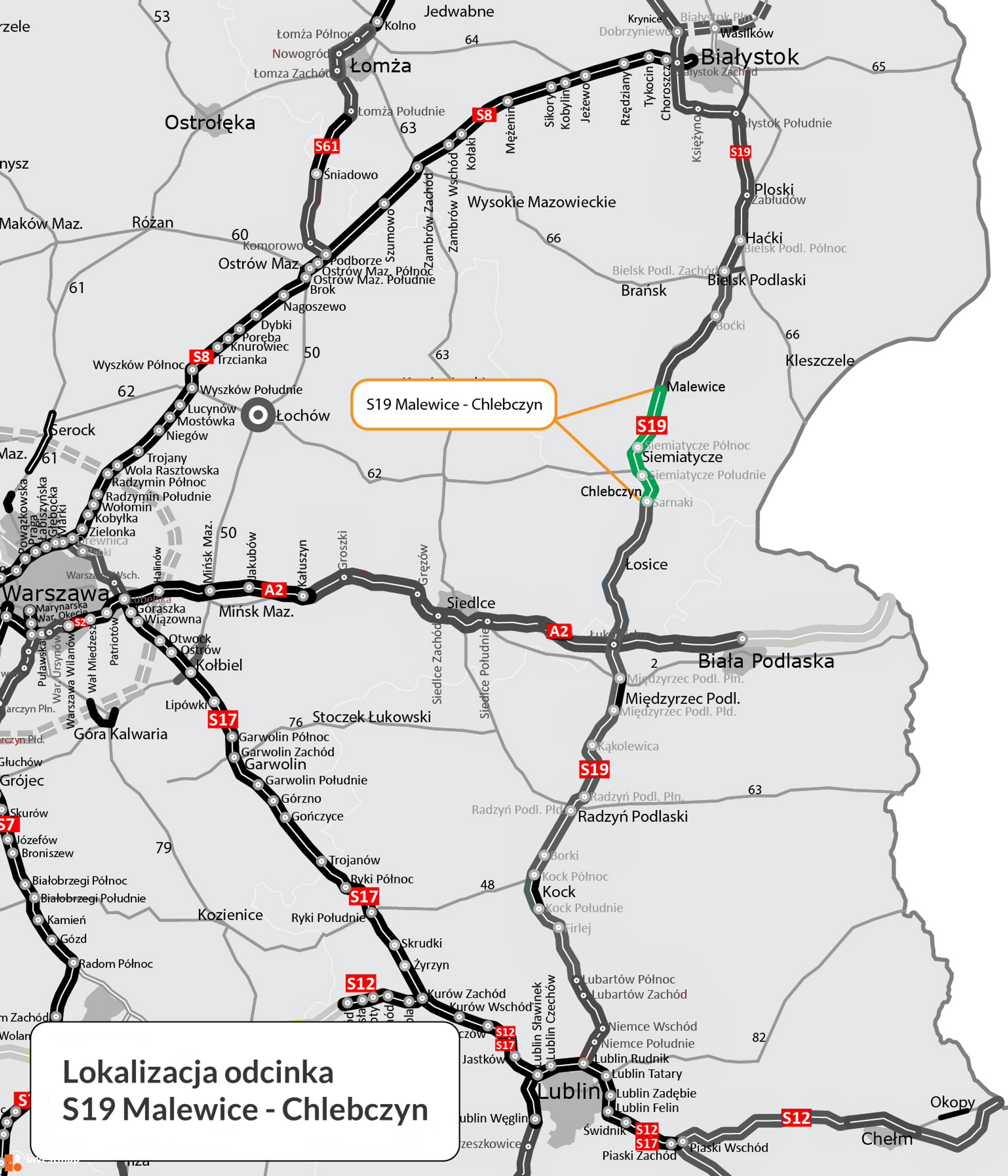 S19 Malewice – Chlebczyn