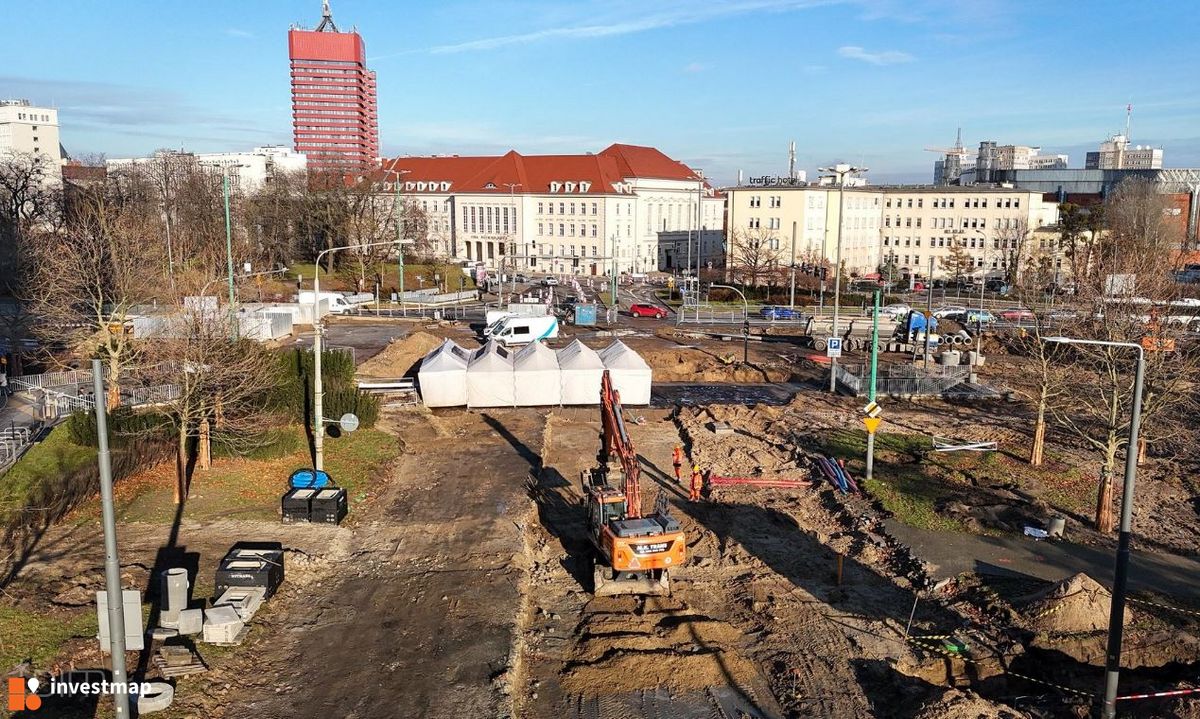 Zdjęcie Trasa tramwajowa, ul. Ratajczaka fot. Orzech 