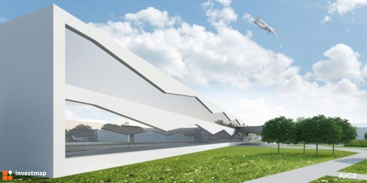 Wizualizacja [Mirosławice] Centrum Sportów Lotniczych i Ekstremalnych dodał Jan Hawełko 