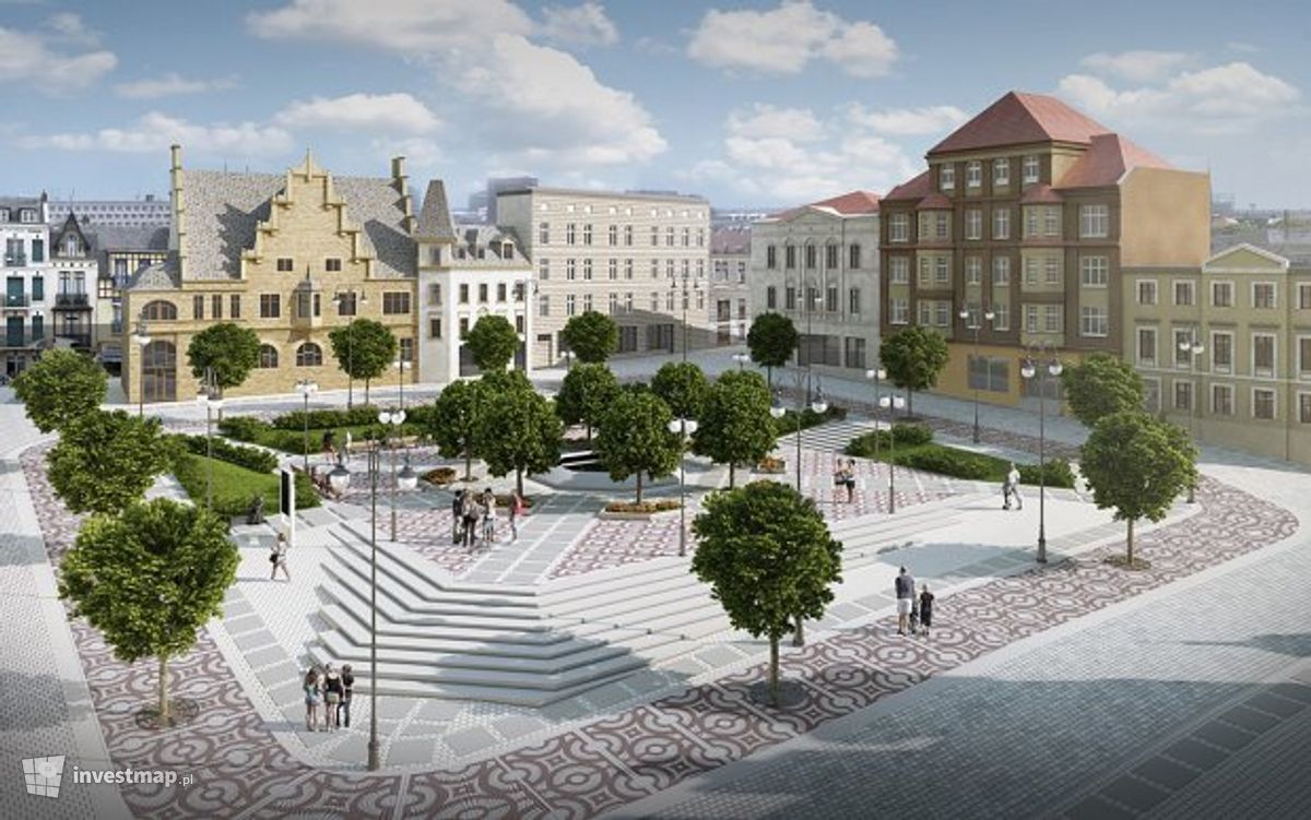 Wizualizacja [Wałbrzych] Plac Magistracki (modernizacja) dodał Jan Hawełko 