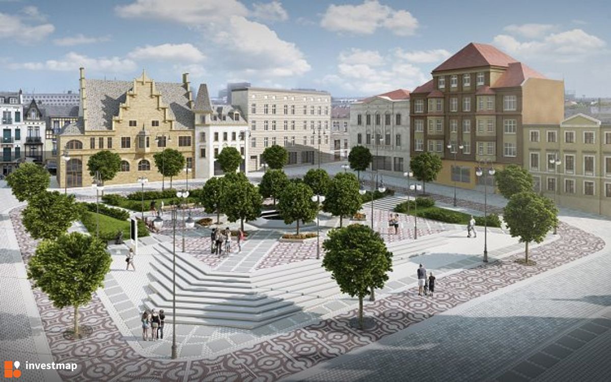 Wizualizacja [Wałbrzych] Plac Magistracki (modernizacja) dodał Jan Hawełko 