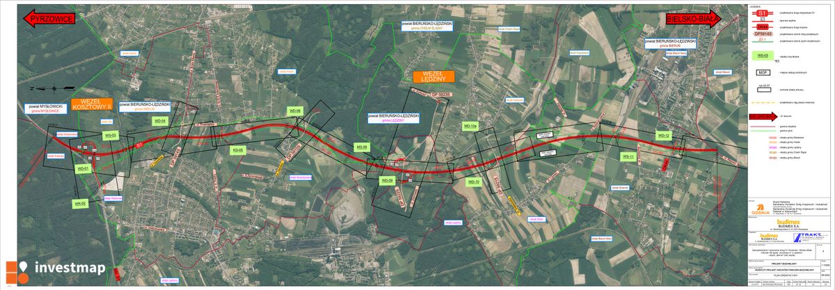 Wizualizacja S1 Kosztowy – Bieruń dodał Wojciech Jenda