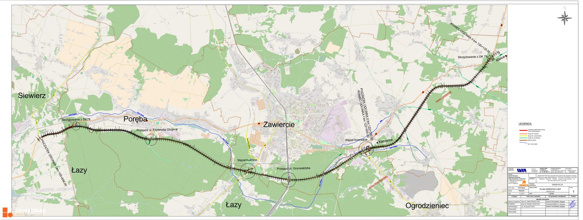 DK78 obwodnica Poręby i Zawiercia 
