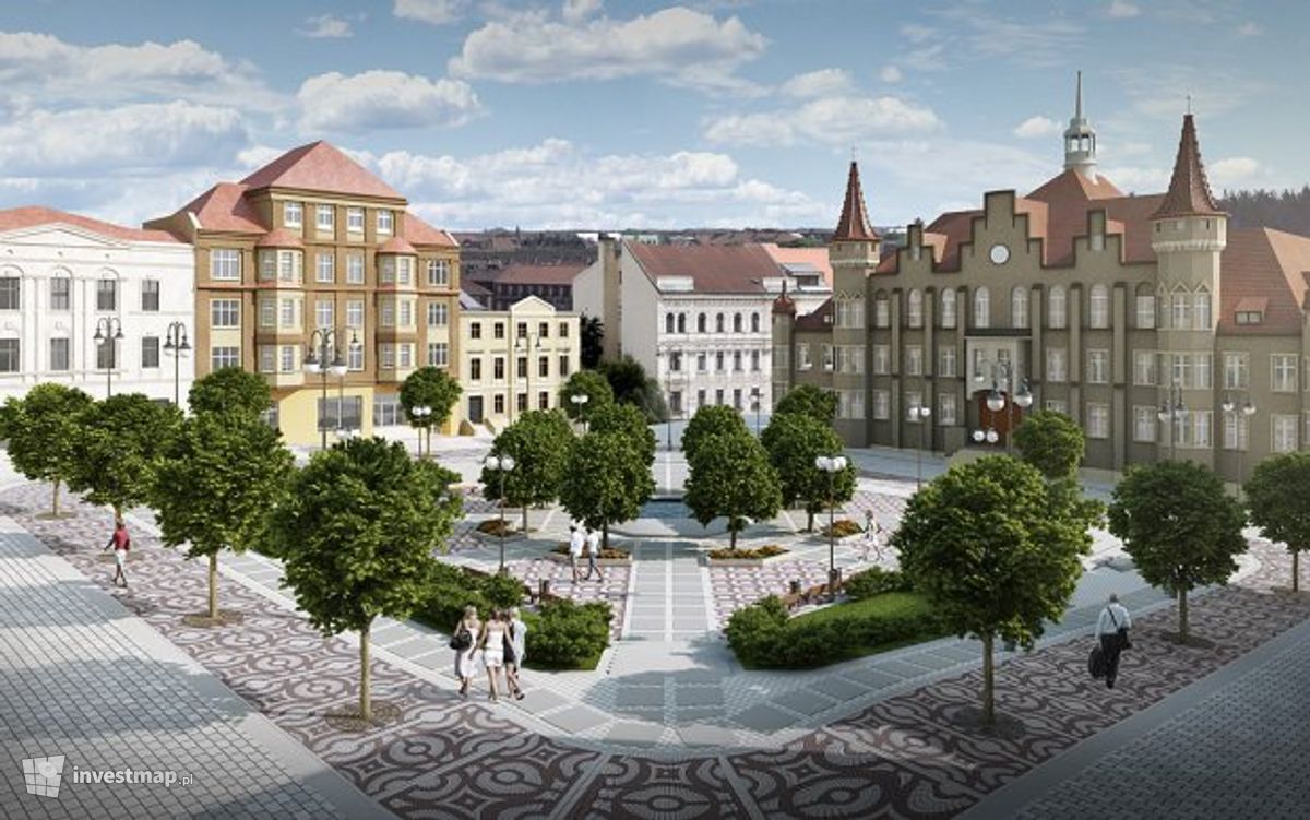 Wizualizacja [Wałbrzych] Plac Magistracki (modernizacja) dodał Jan Hawełko 