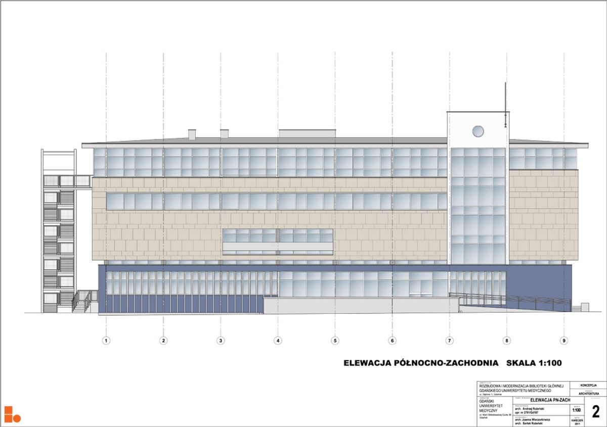 Wizualizacja [Gdańsk] Biblioteka Główna Gdańskiego Uniwersytetu Medycznego dodał MatKoz 