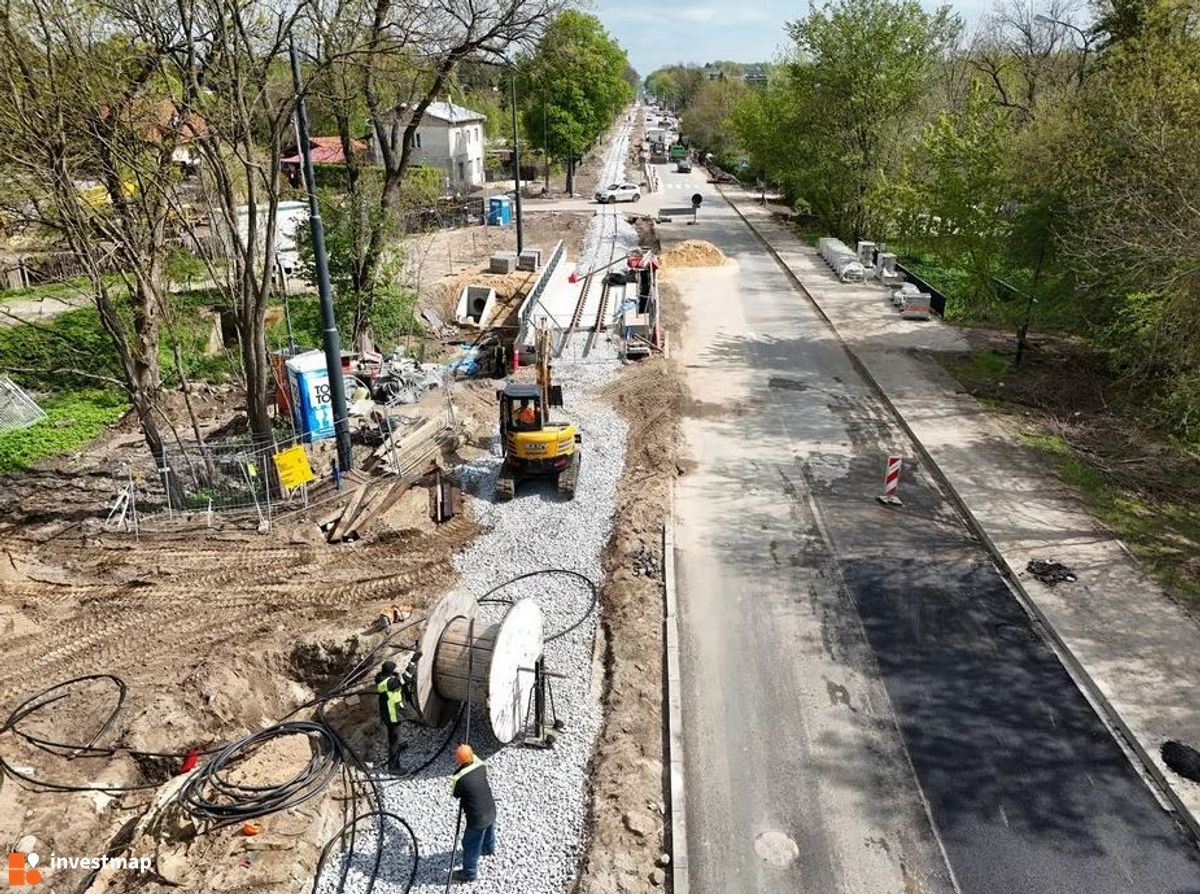 Zdjęcie Przebudowa linii tramwajowej do Konstantynowa Łódzkiego fot. Orzech 