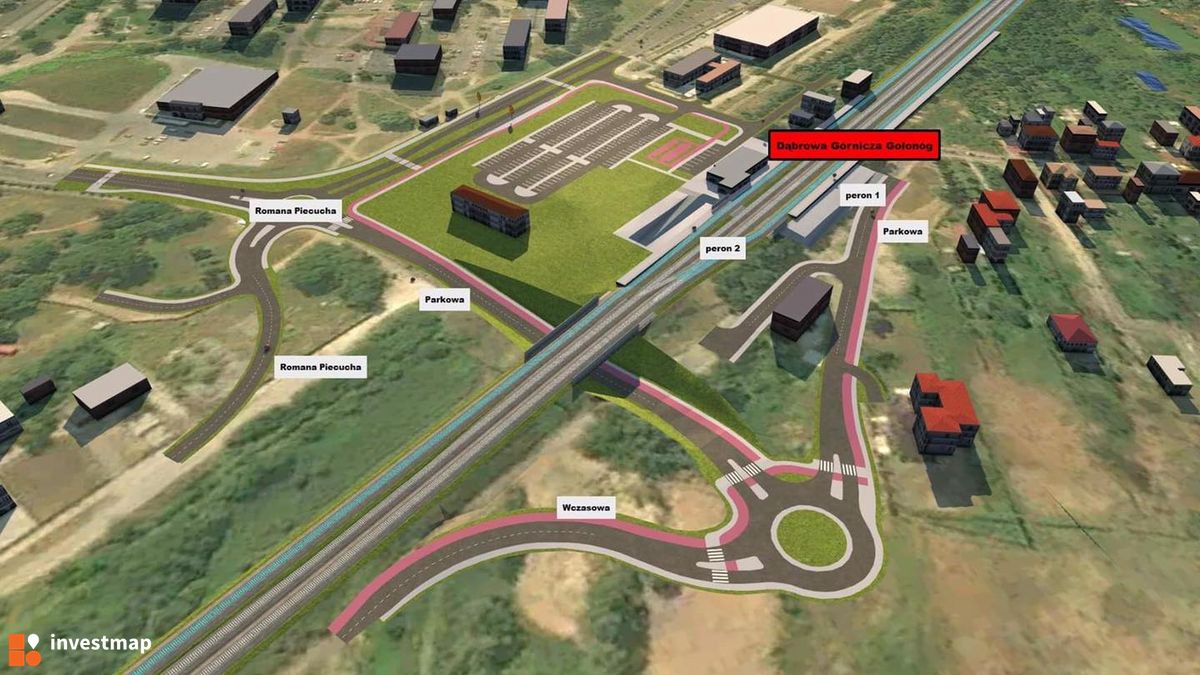 Wizualizacja Nowy układ komunikacyjny i centrum przesiadkowe Dąbrowa Górnicza Gołonóg dodał Paweł Harom 