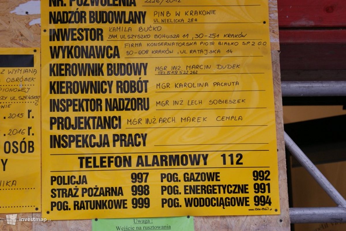 Zdjęcie [Kraków] Remont Kamienicy, ul. Szewska 6 fot. Damian Daraż 