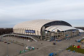 Na Stadionie Miejskim w Poznaniu zostanie zamontowane nowe oświetlenie