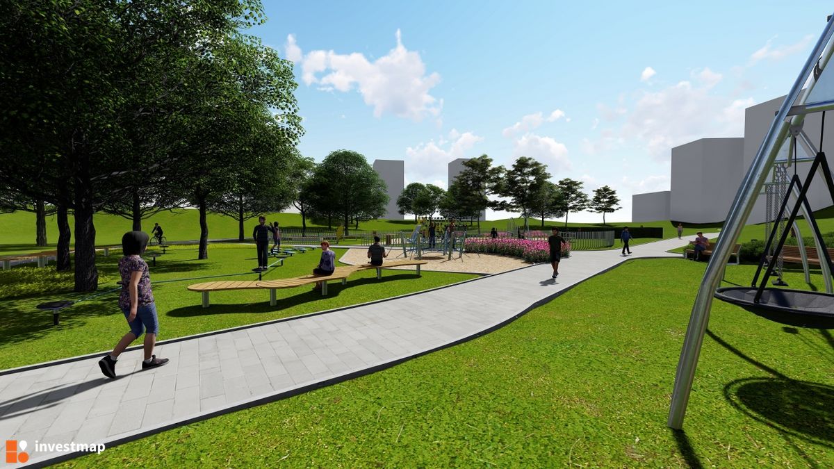 Wizualizacja Park Zielony Jar Wandy dodał Damian Daraż 