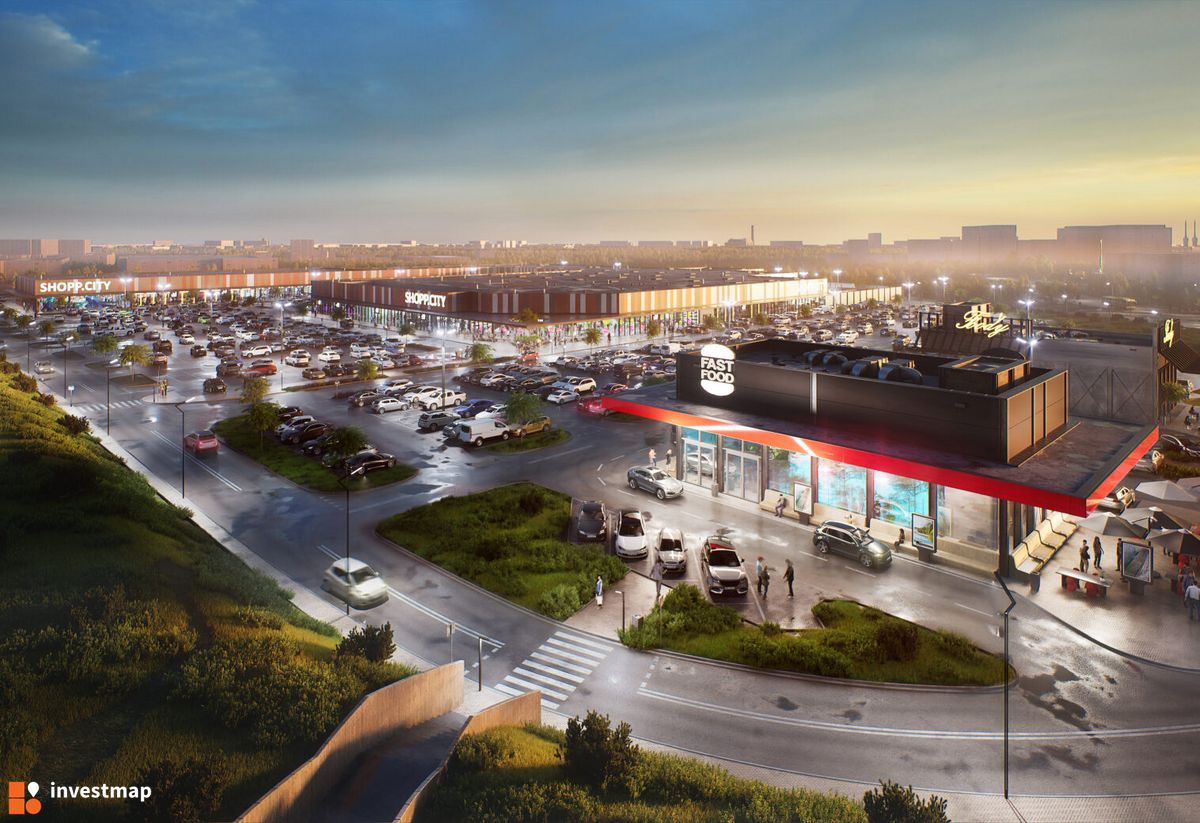 Wizualizacja Park handlowy SHOPP.CITY Mysłowice dodał Orzech 