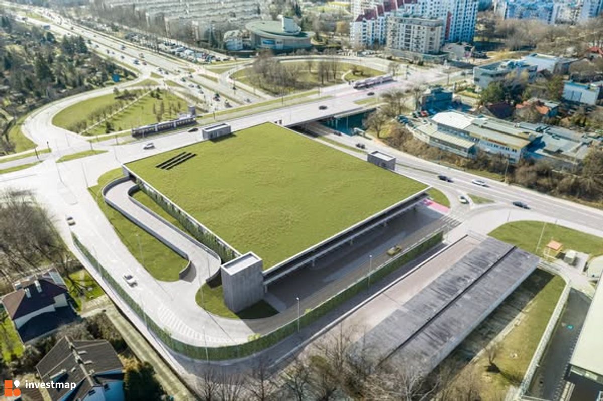 Wizualizacja Parking P+R Bronowice, ul. Złoty Róg 58 