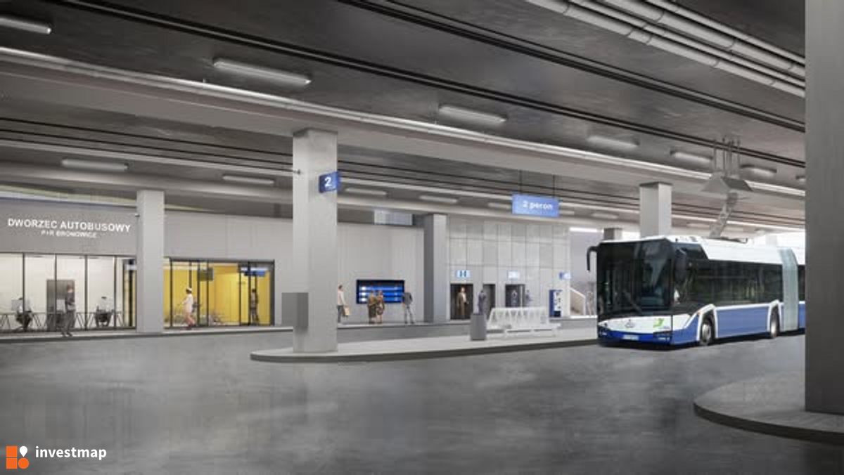 Wizualizacja Parking P+R Bronowice, ul. Złoty Róg 58 