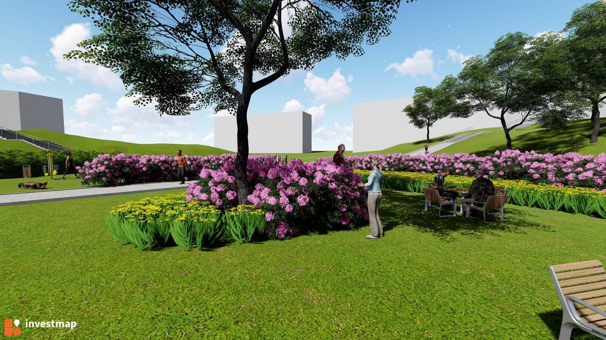 Wizualizacja Park Zielony Jar Wandy dodał Damian Daraż 