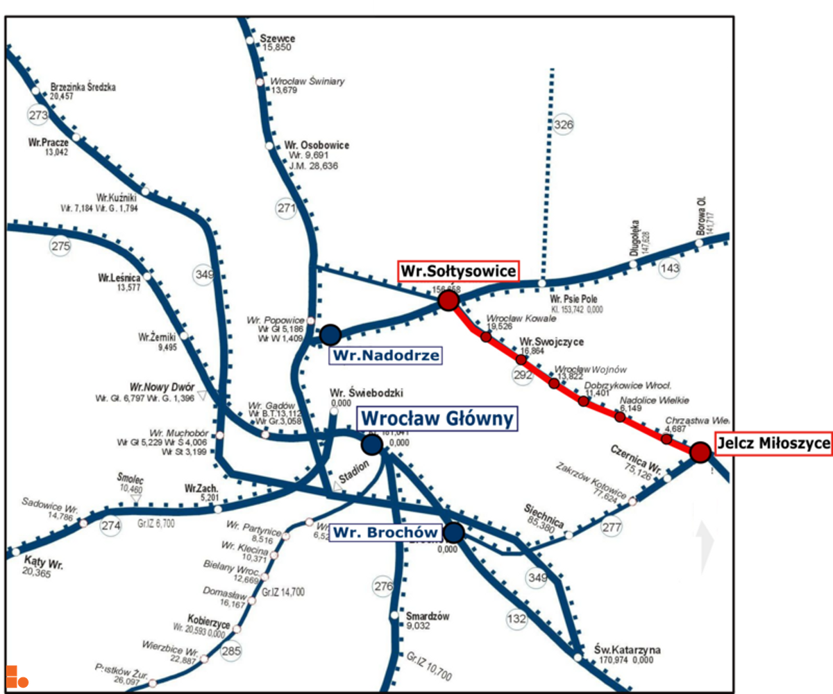 Wizualizacja [Wrocław] Szybka Kolej Miejska i kolej aglomeracyjna dodał Tomasz Matejuk