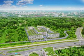 Na krakowskich Czyżynach postępują prace na budowie osiedla Solaris Park [ZDJĘCIA + WIZUALIZACJE]