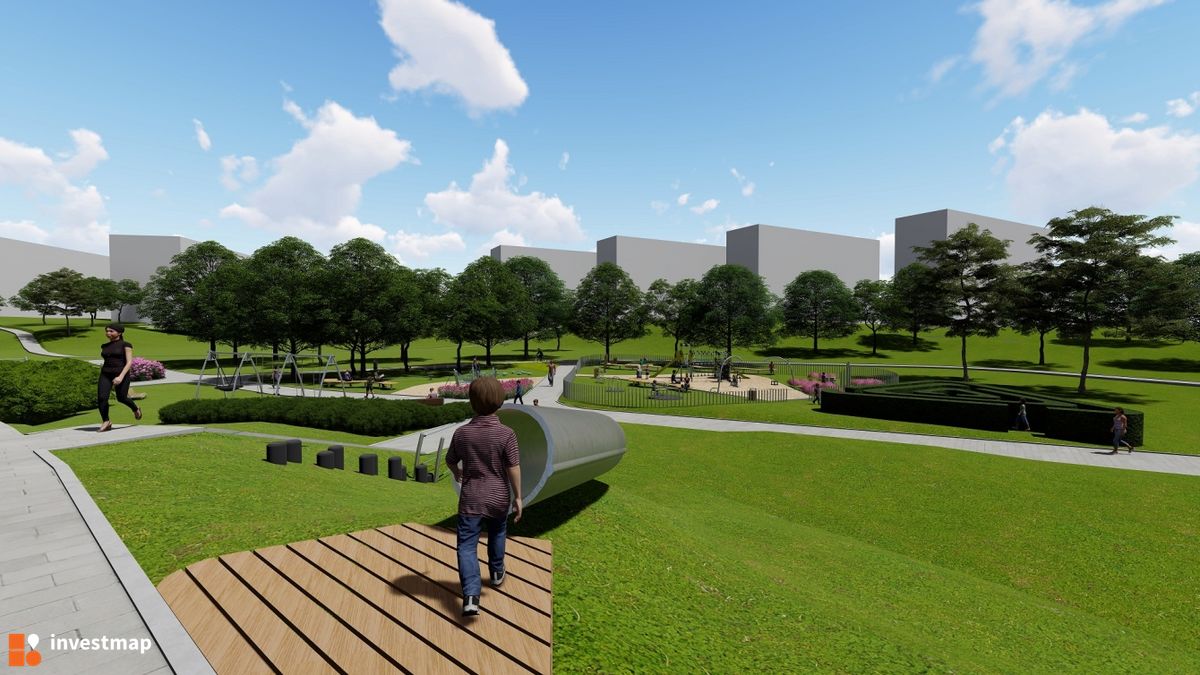 Wizualizacja Park Zielony Jar Wandy dodał Damian Daraż 