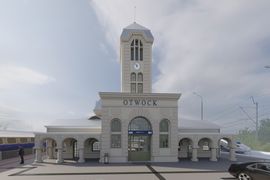 Rusza modernizacja zabytkowego dworca PKP w Otwocku pod Warszawą [WIZUALIZACJE]