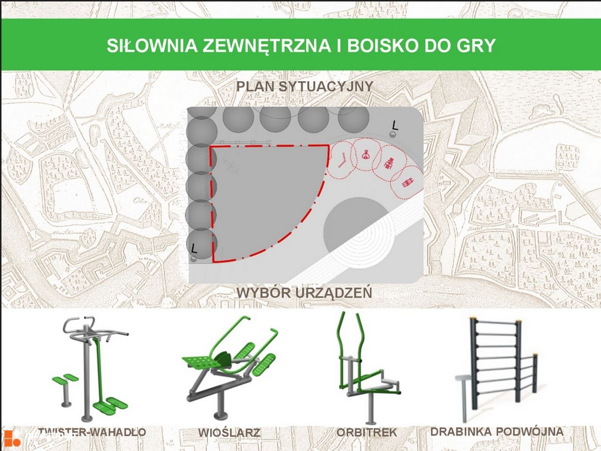 Wizualizacja Skwer Skaczącej Gwiazdy (rewitalizacja) 