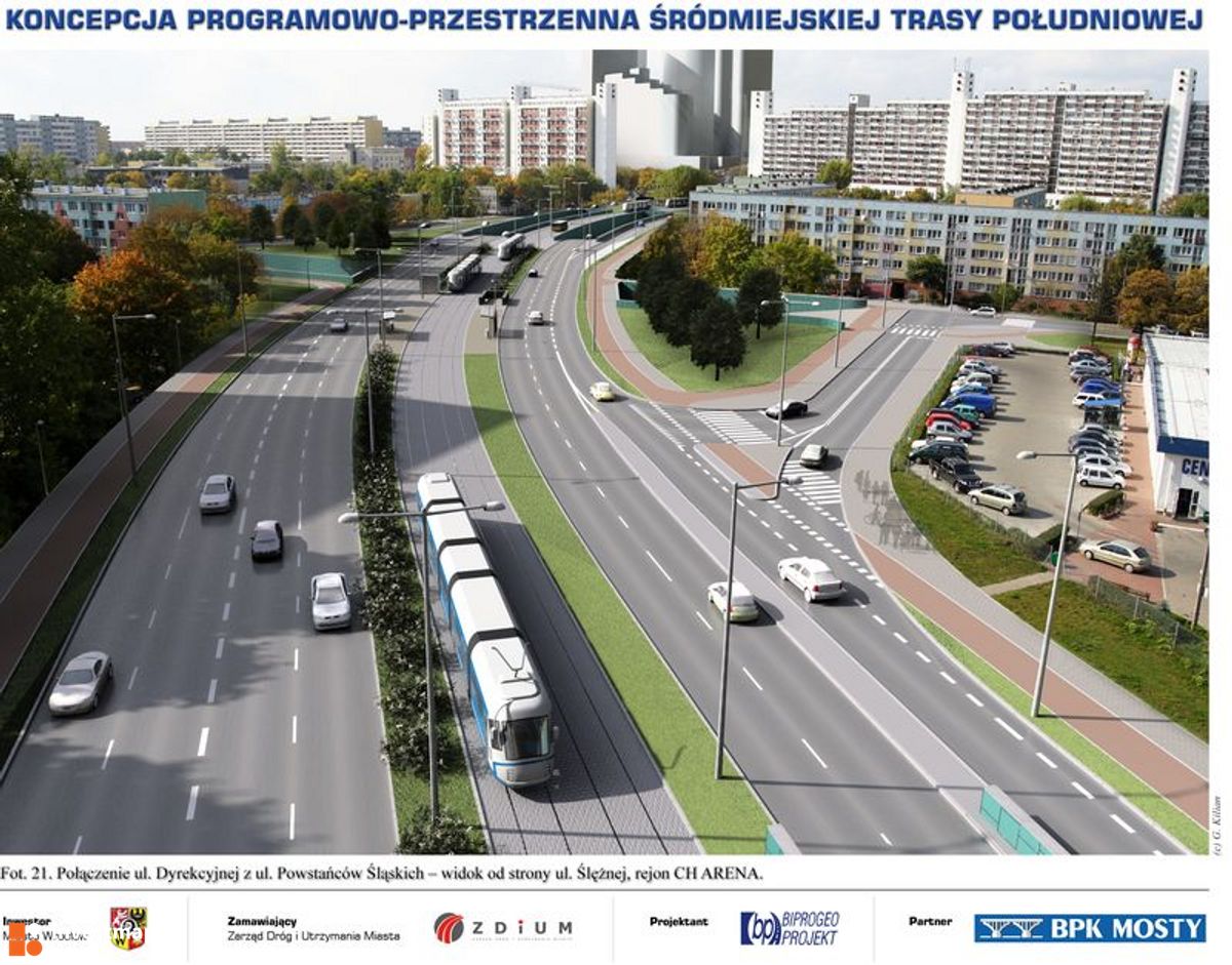 Wizualizacja [Wrocław] Śródmiejska Trasa Południowa dodał Jan Augustynowski