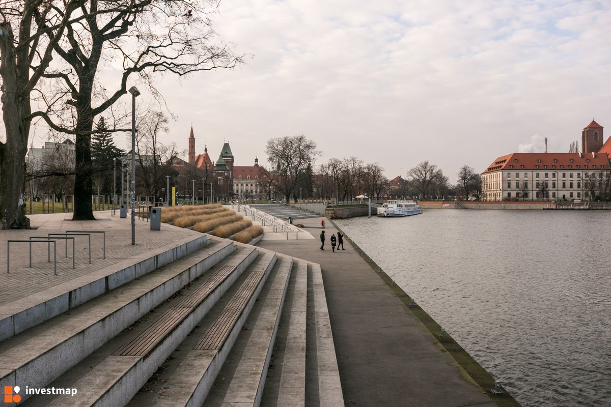 Zdjęcie [Wrocław] Bulwary im. Xawerego Dunikowskiego oraz Marii i Lecha Kaczyńskich (rewitalizacja) 
